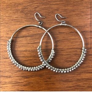 Chan Luu Silver Hoop Earrings